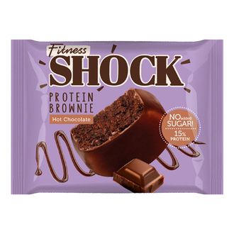 Брауни "Горячий шоколад", 50г (FitnesShock)