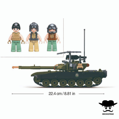 Конструктор SLUBAN M38-B1257 российский основной боевой танк