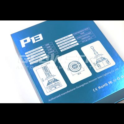 Aozoom P13/H11 с вентилятором 12V 100W 11000Lm (комплект, 2шт)