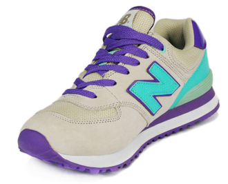 NEW BALANCE 574CGG Серые с сиреневым