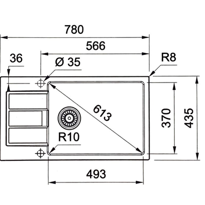 Мойка FRANKE Sirius 2.0 S2D 611-78 XL/435