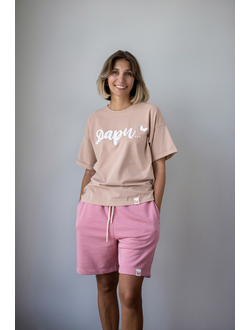 Женский костюм бежево-розовый "Дари"