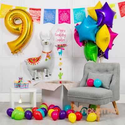 СЕТ ИЗ ВОЗДУШНЫХ ШАРИКОВ "ЛАМА ФИЕСТА"