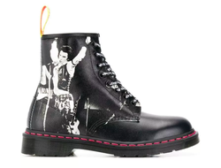 Ботинки Dr. Martens 1460 Sex Pistols (Черные с белым)