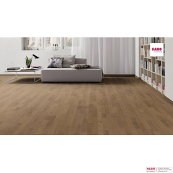 Паркетная доска Haro Дуб Пуро Дымчатый Тренд структур 534843 3-пол масло