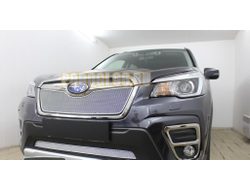 Защита радиатора Subaru Forester V 2018- chrome верх PREMIUM