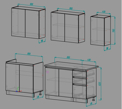 Стиль кухня 2.0 кухонный гарнитур Кашемир