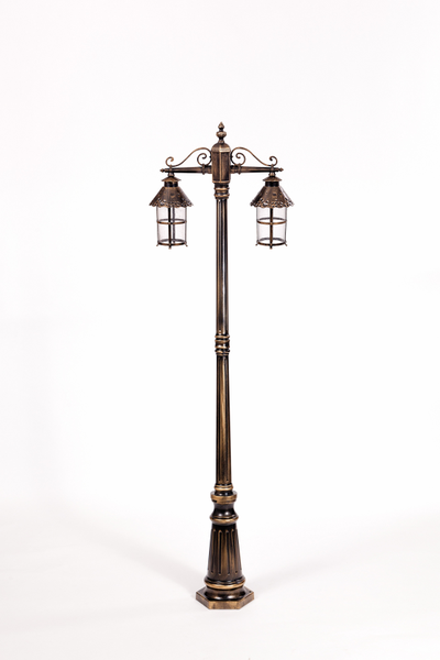 Садово-парковый светильник серии  Caior  l(170см)2 фонаря