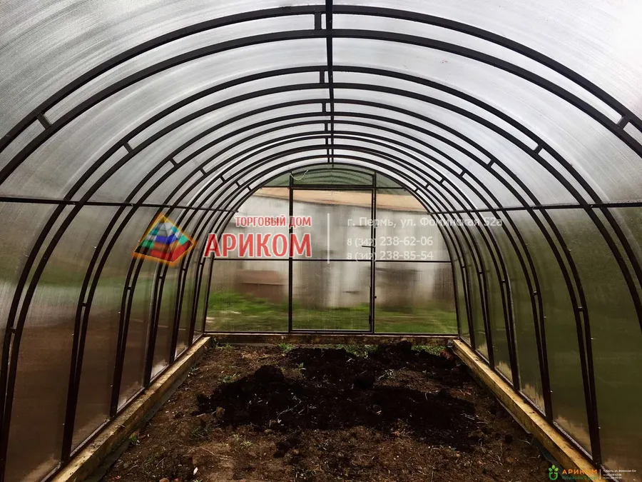 Теплицы и сотовый поликарбонат в Перми от Ариком