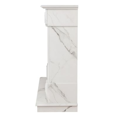 Электрокамин Carolina Marble WT с очагом Evrika 25.5 LED