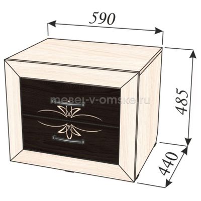Тумба прикроватная Рио с фотопечатью