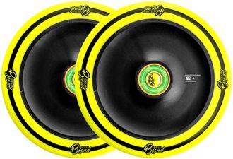 Продажа колес UrbanArtt (Yellow/Black) для трюковых самокатов в Иркутске