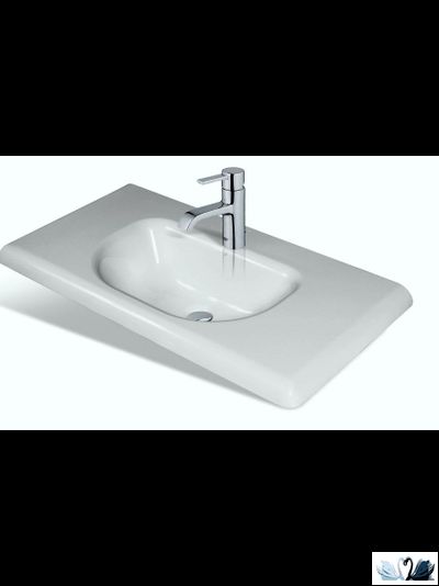 Раковина Эстет Olivia 90 х 45 см Каменная на столешницу в ванную