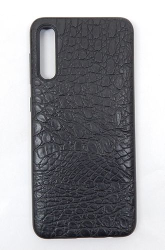 Защитная крышка силиконовая Samsung Galaxy A30/А50, (арт. 33926) черная, под кожу