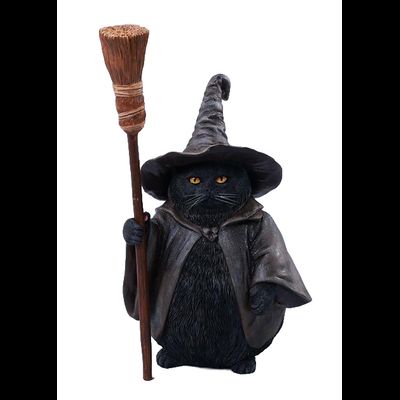 Котик-волшебник (черный) - Коллекционная фигурка 1/6 Wizard Cat (JXK-CS02C) - JXK