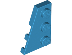 Wedge, Plate 3 x 2 Left, Dark Azure (43723 / 6167074)