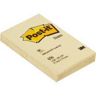 Блок-кубик Post-it 656, 51х76, желтый (100 л)
