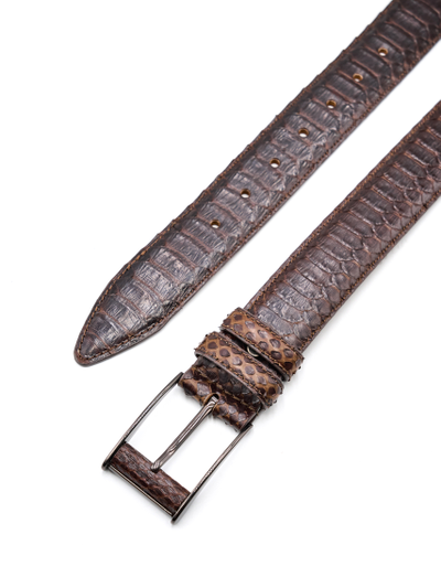 Ремень мужской 38 мм PY-k-0008 из змеиной кожи 2