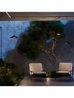 Уличный трековый светильник Campana Elasity IP 3000К 12Вт 120° черный, O-TR01-1-P-12WB3K, Maytoni