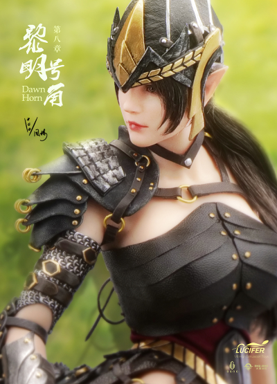 ПОСЛЕ ОБЗОРА - Эльфийка-кентавр - КОЛЛЕКЦИОННАЯ ФИГУРКА 1/6 Centaur Elf - Dawn Horn (LXF2309A) - LUCIFER