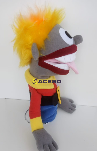 Логопедическая кукла-перчатка Том большой (управляется рот и язык), 40 см