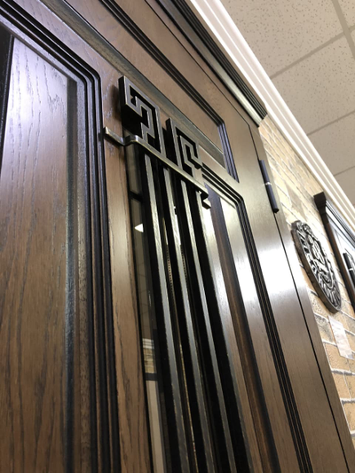 МЕТАЛЮКС (БЕЛАРУСЬ). ТИТУЛ 100 мм (ТРЕХКОНТУРНАЯ). ARTWOOD  ТЕМНЫЙ ОРЕХ/ ДУБ БЕЛОВЕЖСКИЙ.