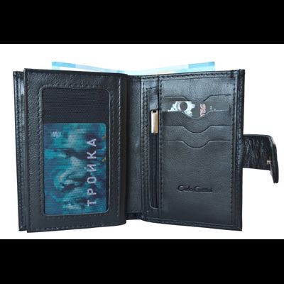 Кожаное портмоне Fratolli black (арт. 7409-01)