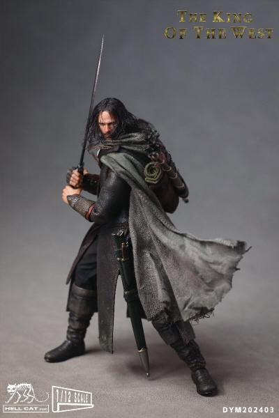 Арагорн (Властелин Колец, Lord of the Rings) - Коллекционная фигурка 1/12 SCALE The King of the West (DYM202403) - HELL CAT