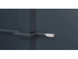 Молдинг Decor Dizain DD638, дюрополимерный, влагостойкий, под покраску, длина 2 м