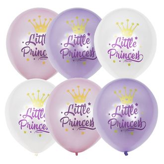 Воздушные шары с гелием "Маленькая принцесса" 30см