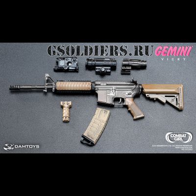 Боевая подруга Vicky - Коллекционная фигурка 1/6 COMBAT GIRL series Gemini Vicky  (DCG002) - DAMToys