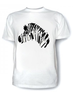 черно белые футболки