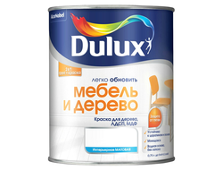 краска в/д DULUX Мебель и Дерево мат. база BС 0,75л