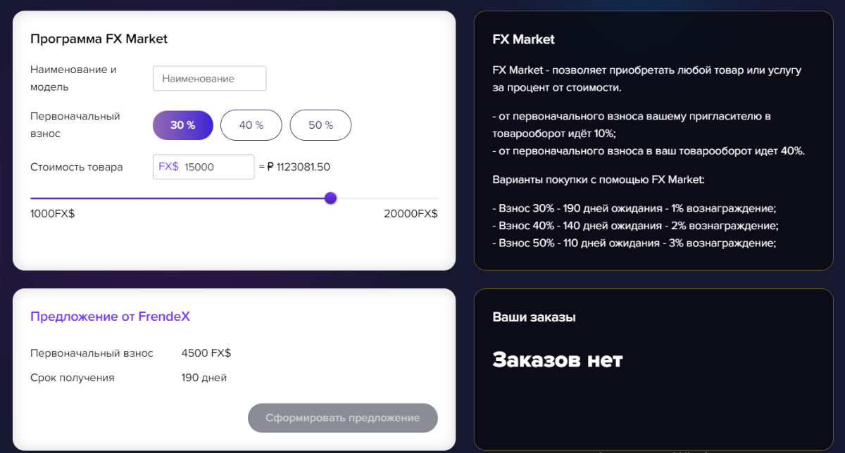 программа FX Market - фото
