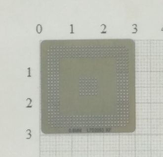 Трафарет BGA для реболлинга чипов L7D2053 KF 0.6мм.