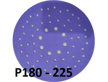 СМиТ CERAMIC Violet шлифовальный диск на липучке; диаметр 225 мм / P180 — 64 отверстий арт. АС73331