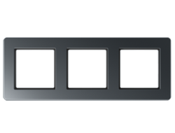 Jung AF583BFANM рамка 3 поста, цвет матовый антрацит