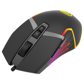 Мышь игровая Marvo G941, 9 кнопок, 800-12000 dpi PAW 3327DB+BY8832, проводная USB 1,6 метра, с подсветкой, черная