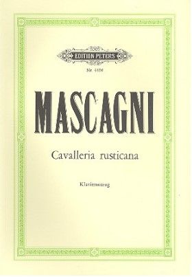 Mascagni. Cavalleria rusticana  Klavierauszug (dt/it)