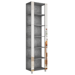 ЕН1009 Угловой терминал для шкафа-купе Трио и Дуо зеркало. Размер: 350х2200х450