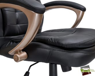 Офисное кресло для руководителей "Добрин Дональд / DOBRIN DONALD", чёрный