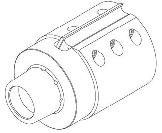 Фрезерная головка FABA 1100-4 L с креплением "HSK"