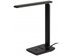 Светильник настольный ЭРА NLED-508  7W 4000K 4K h310 выкл, черный, под кожу 59152
