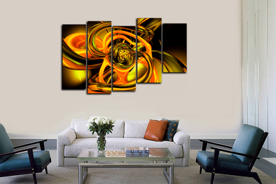 Модульная картина "Взгляд тысячелетия"