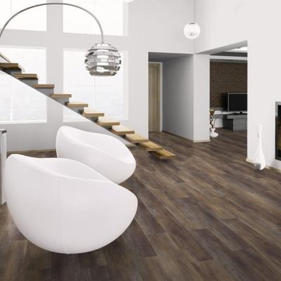 Виниловый пол Wineo 800 Wood Crete Vibrant Oak DB00075 клеевой