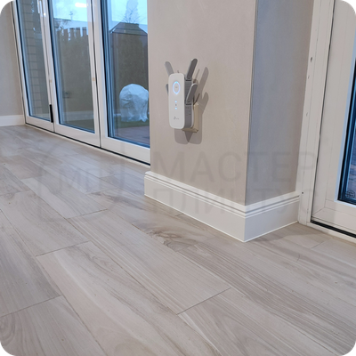 Плинтус ХДФ Dollken Cubu Hamburg Style 100мм Х 2,5 м 5012 Белый