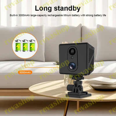 мини-камера видеонаблюдения, 4G, 3000 мАч, 3 Мп, 1080P Full-HD, функция ночного видения, мини-камера