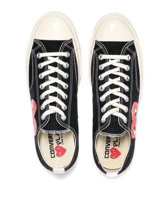 Кеды Converse X Comme Des Garçons Play Chuck 70 Low Top черные низкие