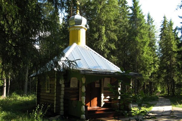 Родник, святой источник великомученицы Параскевы Пятницы у села Едрово