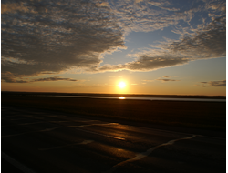 Купить греющую картину с фото закат